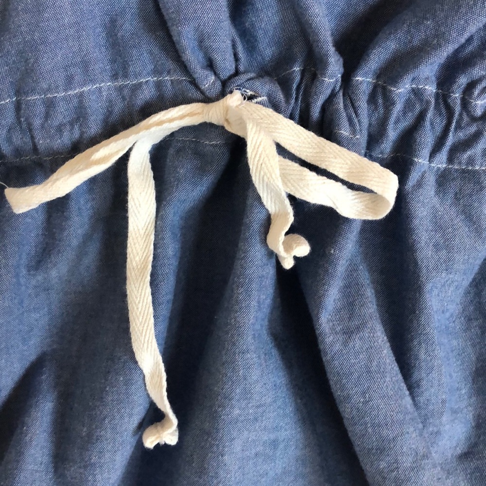 Fwk Engineered Garments Chambray Drawstring Dress - image 3